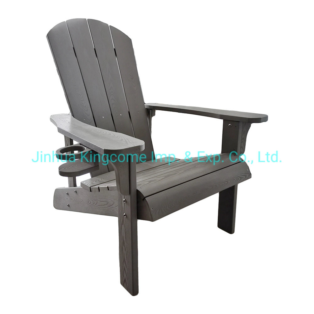 Outdoor Polystyrene/Plastic Wood Material Modern Design Adirondack Chair with New Design