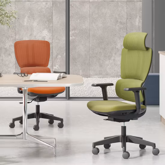 Sillas De Oficina Sample Customization Office Chairs High Quality Ergonomic Steel Base Manager/Boss Modern Office Chair Mesh Computer Task Desk Staff Chair