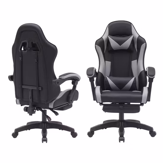 Office Racing Computer Reclining Leather Silla Gamer Direct Sales Gaming Chair with Footrest