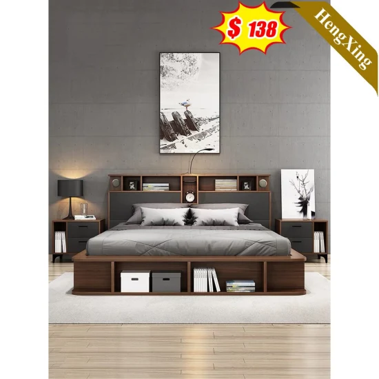 Американский стиль современный домашний отель мебель для спальни деревянный набор для хранения вещей в спальне диван-кровать King Murphy Bed (UL-22NR8058)